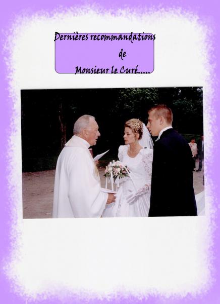 Dernier souvenir de mariage 