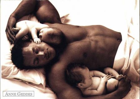 Etre papa, quelle fatigue..........